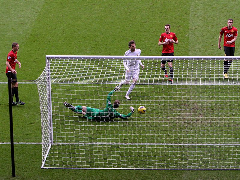 But Michu levels things up from close range