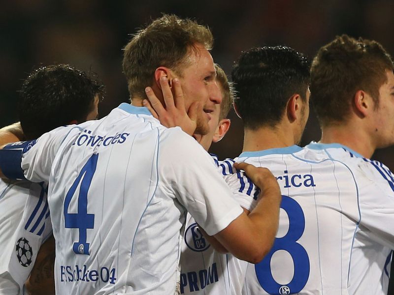 A win would have been enough to top the group after table toppers Schalke drew 1-1 at Montpellier