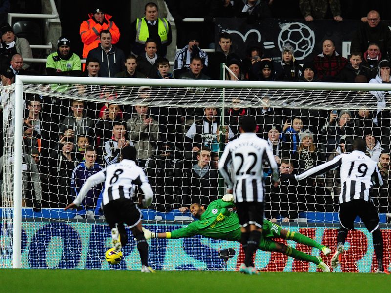 Ba scored from the penalty spot to the Magpies ahead.