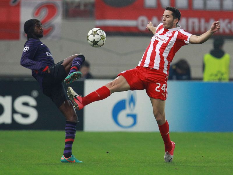 Meanwhile already-qualified Arsenal were aiming for top spot in their group as they visited Olympiacos