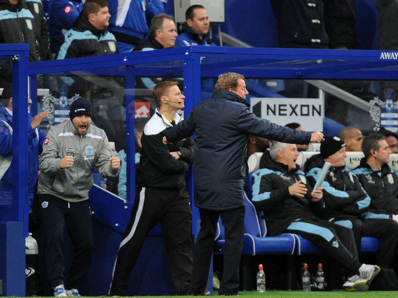 Redknapp's spirits were high after QPR scored an equaliser