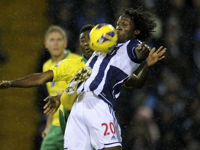 After Zoltan Gera equalises late in the first half, on loan striker Romelu Lukaku wins the game for the Baggies with an 80th minute header.