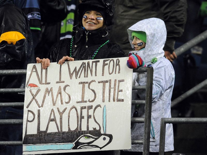 The Seahawks fans were granted their wish as they saw off the 49ers to reach the post-season