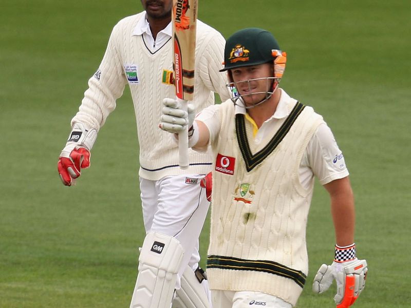 David Warner struck a firm half-century.