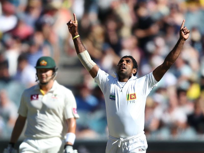 Prasad took the 13th and final wicket of the day.