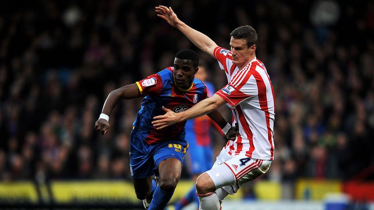 Wilfried Zaha and Robert Huth: Crystal Palace and Stoke couldn't be separated