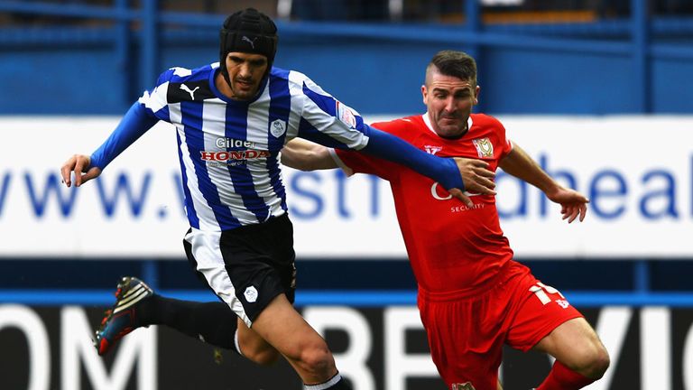 Action from the cup-tie