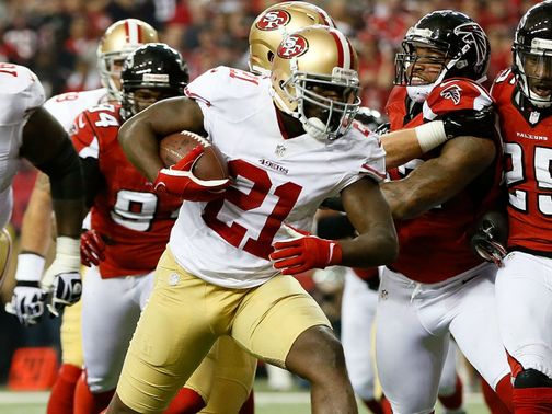 Frank Gore: Ran in two touchdowns for San Francisco