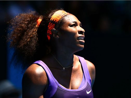 Serena Williams: Hurt her back during the Australian Open