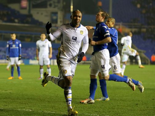Diouf struck the winner for Leeds at Birmingham&nbsp;