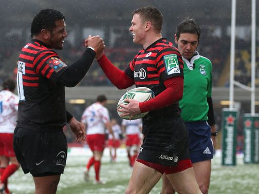 Saracens enjoyed victory over Edinburgh.&nbsp;