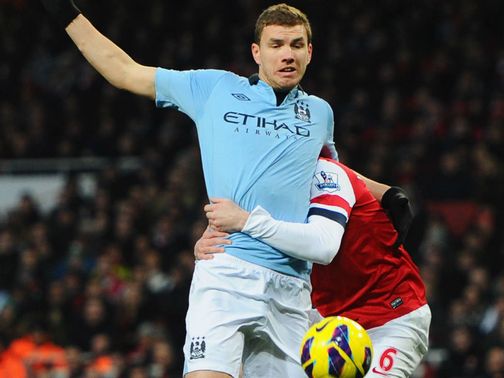 Edin Dzeko: Has started just seven matches in all competitions in 2013