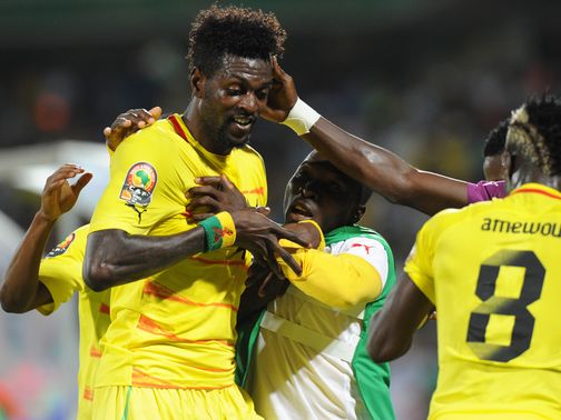 Emmanuel Adebayor: Flew home from Togo duty