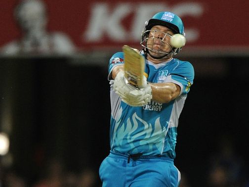 James Hopes: Top-scored for the Heat with 49 from 40 balls