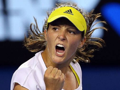 Laura Robson: Knocked out Kvitova