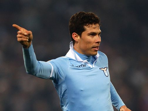 Hernanes scored twice for Lazio