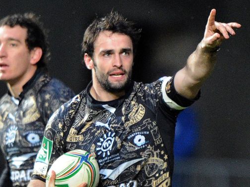 Thomas Combezou scored a try for Montpellier