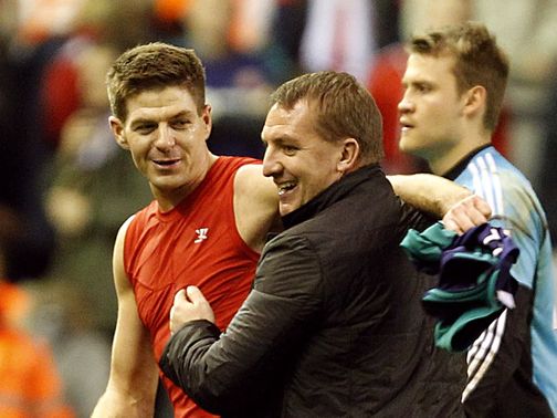 Steven Gerrard: Pleased with progress