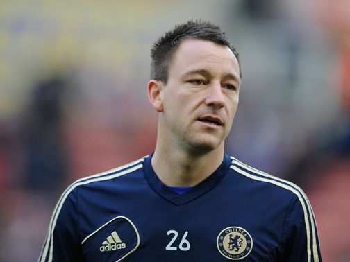 John Terry is back in the Chelsea squad today but starts on the bench at Stoke&nbsp;