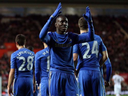 Demba Ba: Dream debut for Chelsea