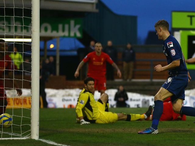 Matt Smith slots home just before the break