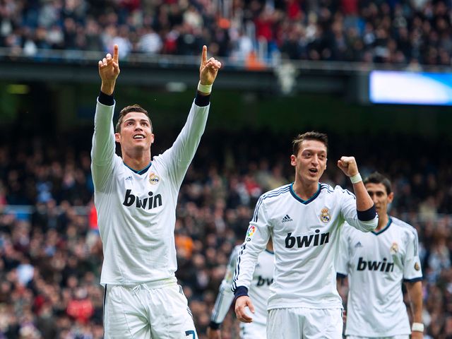 Ronaldo celebrates against Getafe