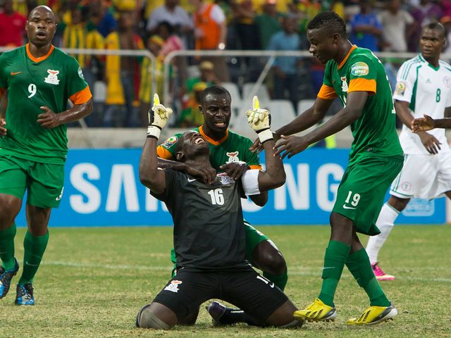 Kennedy Mweene scored a penalty for Zambia