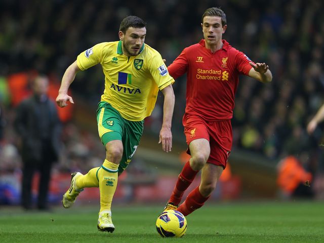 Robert Snodgrass gets away from Jordan Henderson