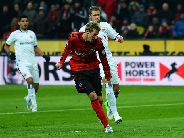 Stefan Kiessling scores for the hosts