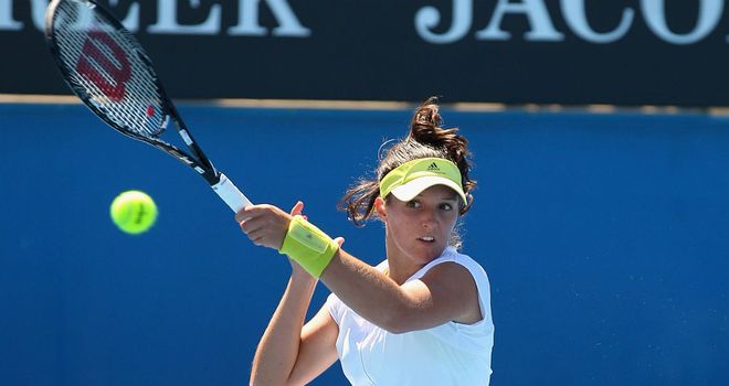 Laura Robson: Recorded an impressive win in Melbourne