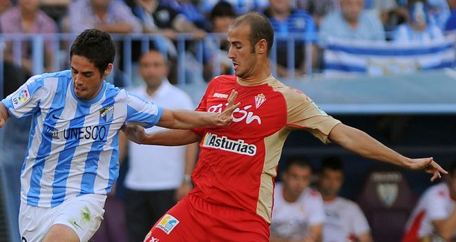 Alejandro Galvez (r): Netted Rayo Vallecano's winning goal