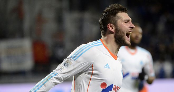 Andre Pierre-Gignac: Scored Marseille's late winner against Montpellier
