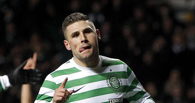 Gary Hooper: Urged to sign his new contract by Neil Lennon