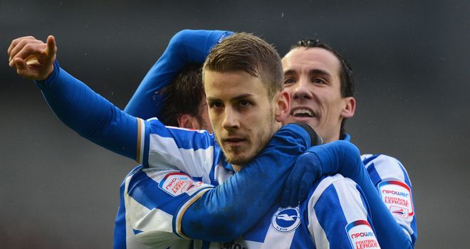 Andrea Orlandi: On target in Brighton's win at Cardiff