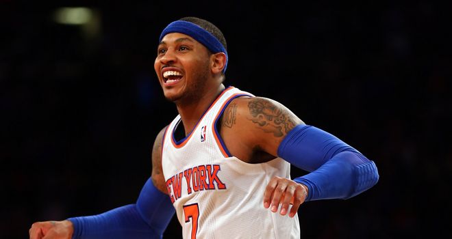 Carmelo Anthony: Will get the chance to upstage LeBron James on Sunday