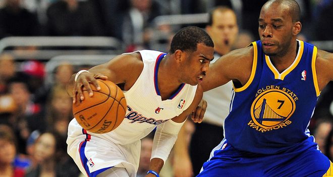 Chris Paul: scored 27 points and contributed nine assists as the Clippers beat the Warriors