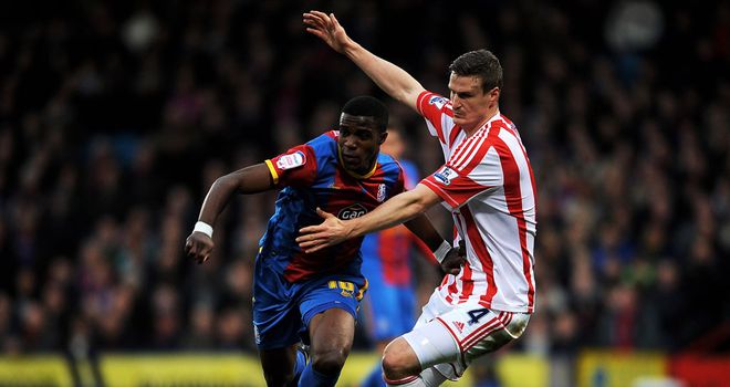 Wilfried Zaha and Robert Huth: Crystal Palace and Stoke couldn't be separated