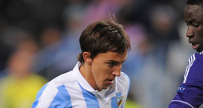 Diego Buonanotte: Malaga midfielder is hoping to join Palermo