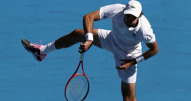 Jeremy Chardy: Was given a test by 16-year-old opponent in Chile