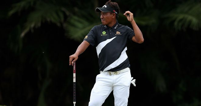 Thongchai Jaidee: eight birdies in his round of 65