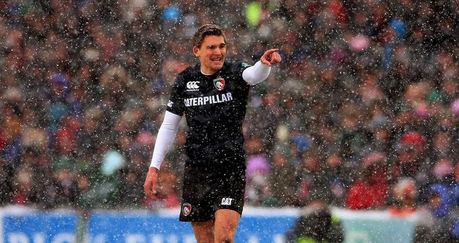 Toby Flood: One of three back for Leicester Tigers