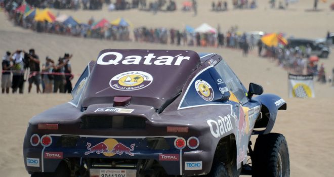 Nasser Al-Attiyah: Won second successive stage in Dakar Rally