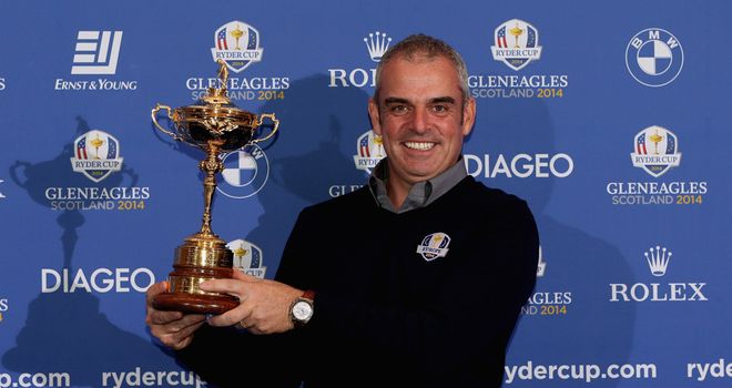 Paul McGinley: Confirmed as Europe's captain for the 2014 Ryder Cup