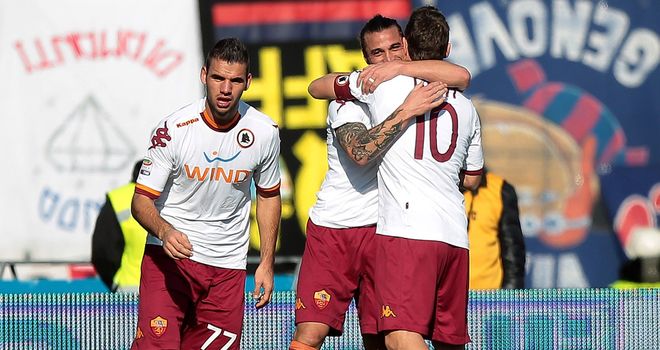 Roma celebrate at Bologna