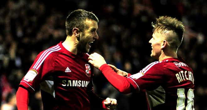 Andy Williams (L): Grabbed the winning goal