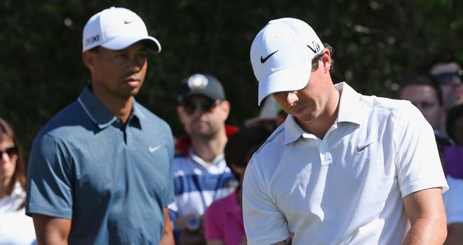 Tiger Woods and Rory McIlroy: Hoping to have luck on their side this week