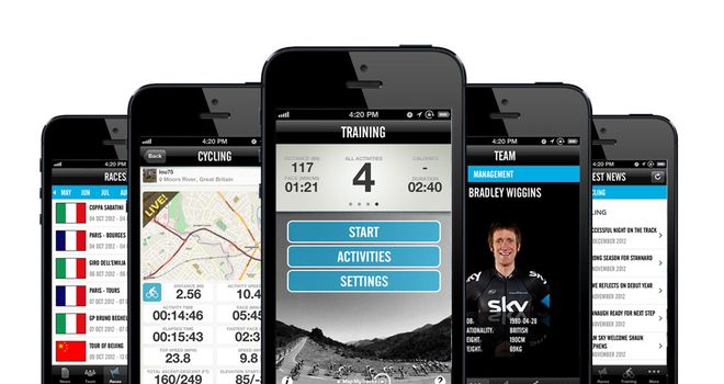 The new Team Sky app in all its glory