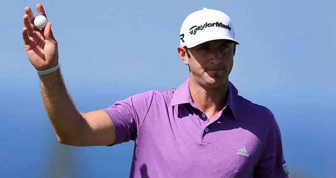 Dustin Johnson: managed a run of four birdies in the space of seven holes from the 12th onwards