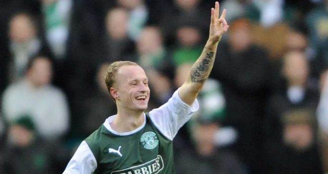 Leigh Griffiths: Winning penalty for Hibernian at St Mirren
