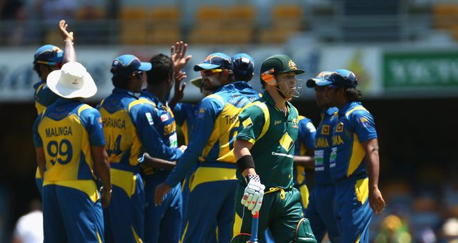 David Warner top-scored with 60 before wrongly being adjudged lbw